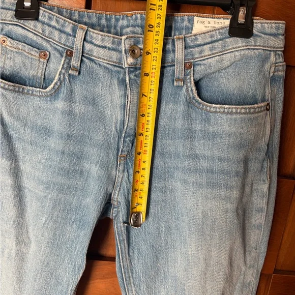 rag & bone Dre low-rise slim boyfriend Jeans - Picture 4 of 9